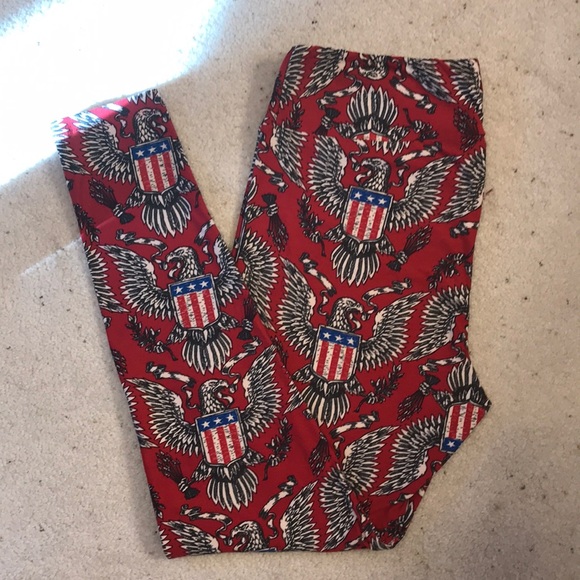 LuLaRoe Pants - LuLaRoe Patriotic Military TC Leggings
